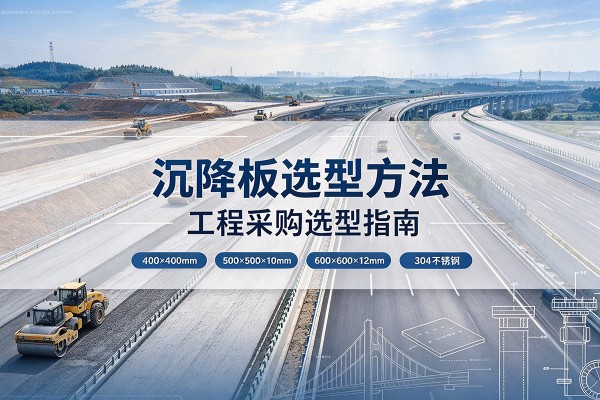 砚山沉降板选择方法