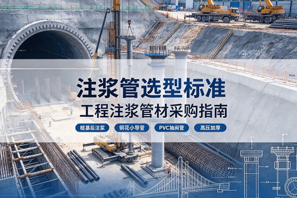 砚山注浆管选型标准