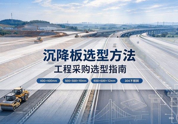砚山沉降板选择方法